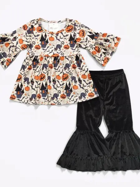 Vintage Halloween Girls Set
