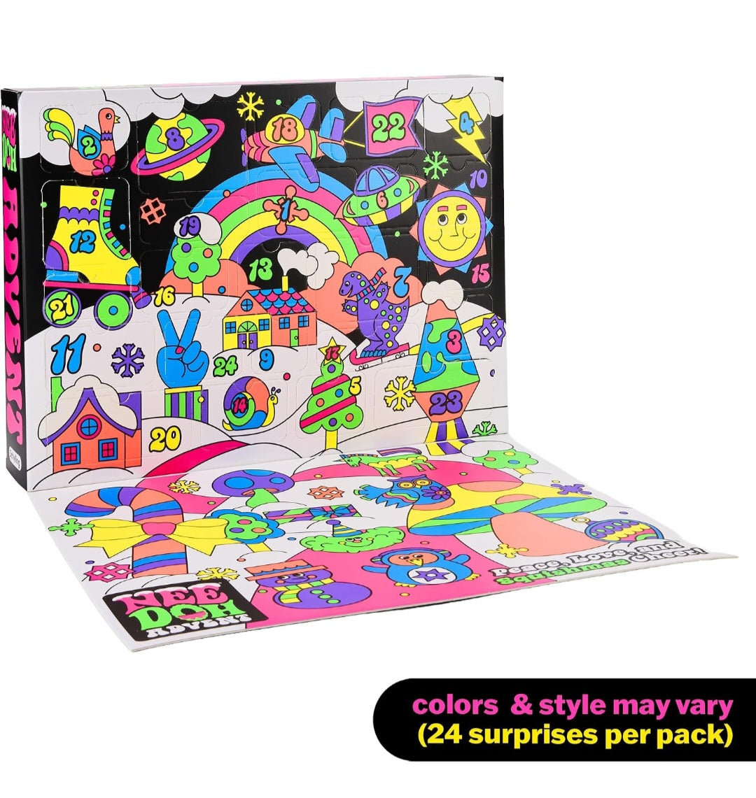 Official NeeDoh Squishmas 2026 Holiday Advent Calendar